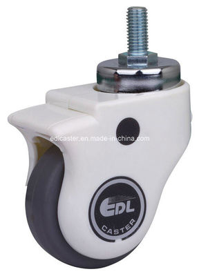 Customization 3&quot; 60kg Threaded Swivel TPE Medical Caster E3733-57 with Brake Request