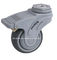 TPR Wheel Material Fiveri 3&quot; K5813-736 Bolt Hole Brake Caster with 95kg Load Capacity